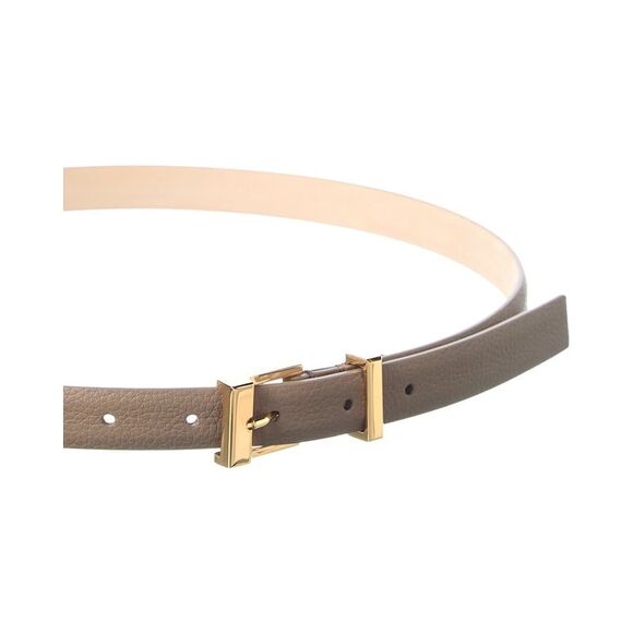Khaite Manhattan Leather Belt, Tan - Picture 2 of 3